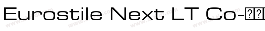 Eurostile Next LT Co字体转换